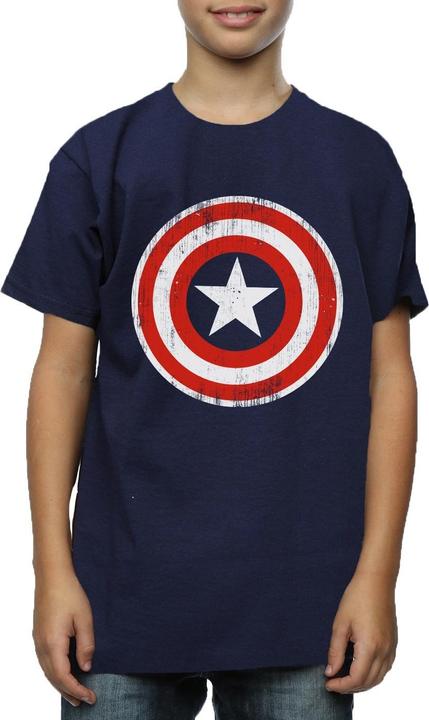 Immagine prodotto Captain America Cracked Shield Maglietta Ragazzi (140, 146)