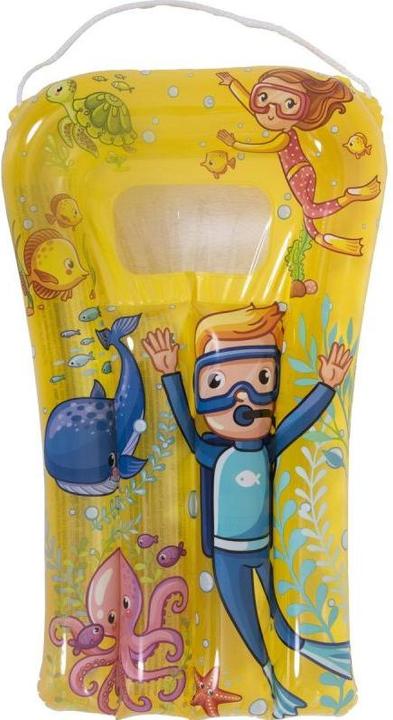 Produktbild Jilong MATERAC PLAŻOWY Z OKIENKIEM PODWODNY ŚWIAT 74x48CM 37591 - ŻÓŁTY