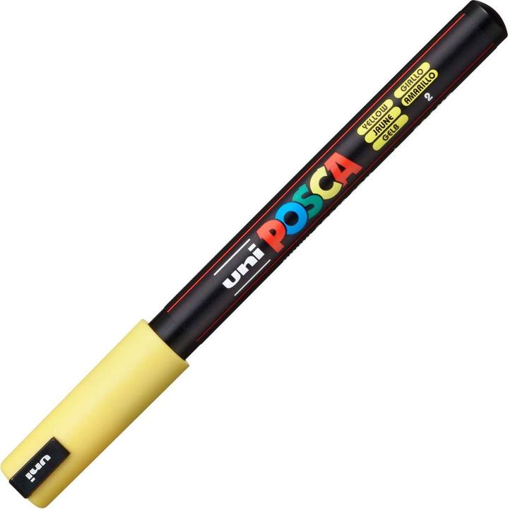 Immagine prodotto Posca Marchio PC-1MR Fineliner (Giallo, Nero, 0.70 mm, 1 x)
