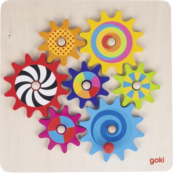 Thumbnail - Goki Zahnrad Puzzle (8 Teile)