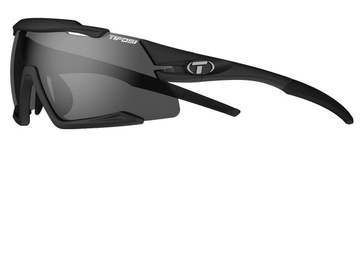 Actual product image Tifosi Aethon matt black / 3 lenses interchangeable (Black, Clear, Ac Red, Smoke)