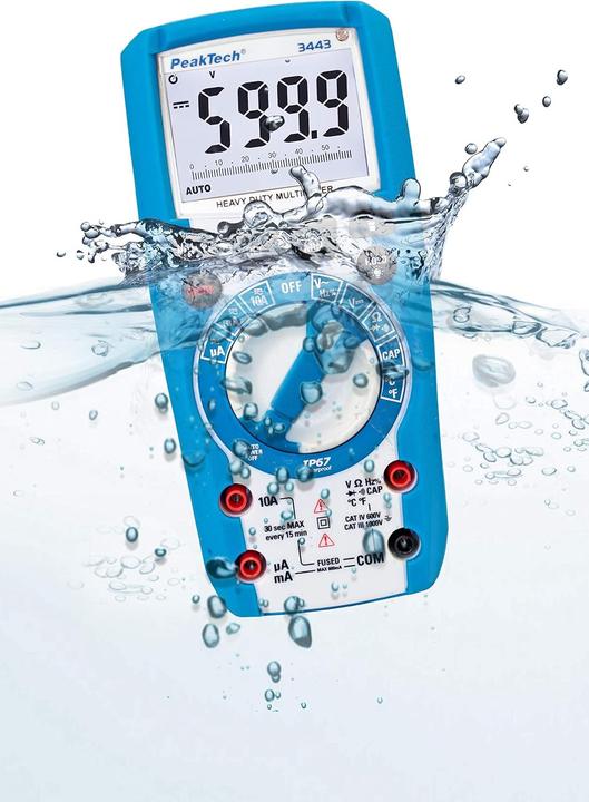 Actual product image Peaktech P 3443 Digital multimeter (CAT III 1000V, CAT IV 600V)