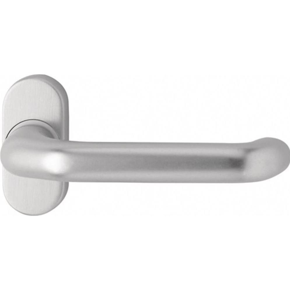 EDI, Türgriff + Fenstergriff, Profiltürdrückerlochteil 1300/2033 Edelstahl EST oval 8 mm gekröpft (Türgriff)