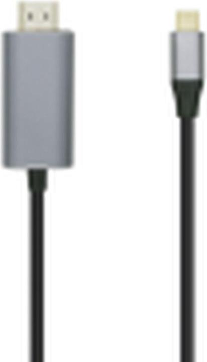 Produktbild Aisens A109-0393 Videokabel-Adapter 1,8 m HDMI Typ A (Standard) USB Typ-C Aluminium (1.80 m)