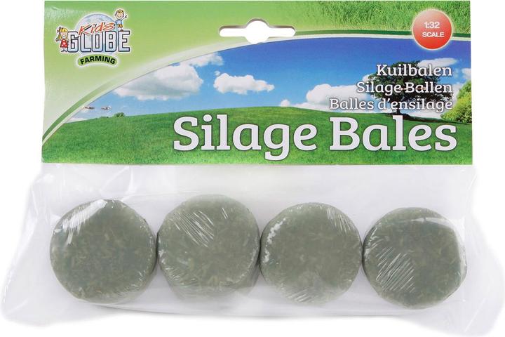 Image du produit Kids Globe Farming Ronde Kuilvoerbalen 1:32, 4st.
