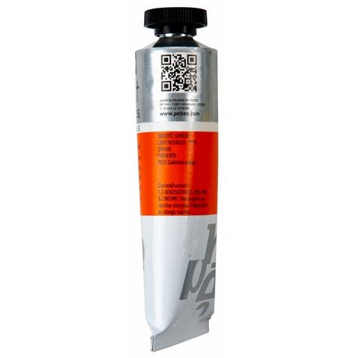Pebeo, Künstlerfarbe + Bastelfarbe, Artist Acrylics Extrafein Acrylfarben (Kadmium Goldorange, 37 ml)