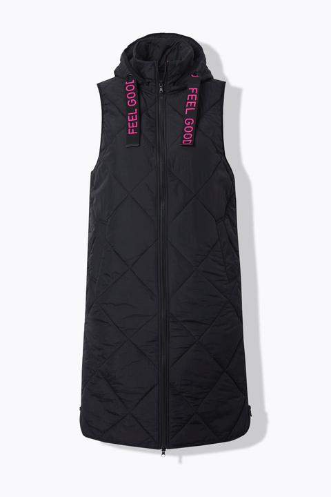 Actual product image Ulla Popken Quilted Statement Tie Vest (46, 48)