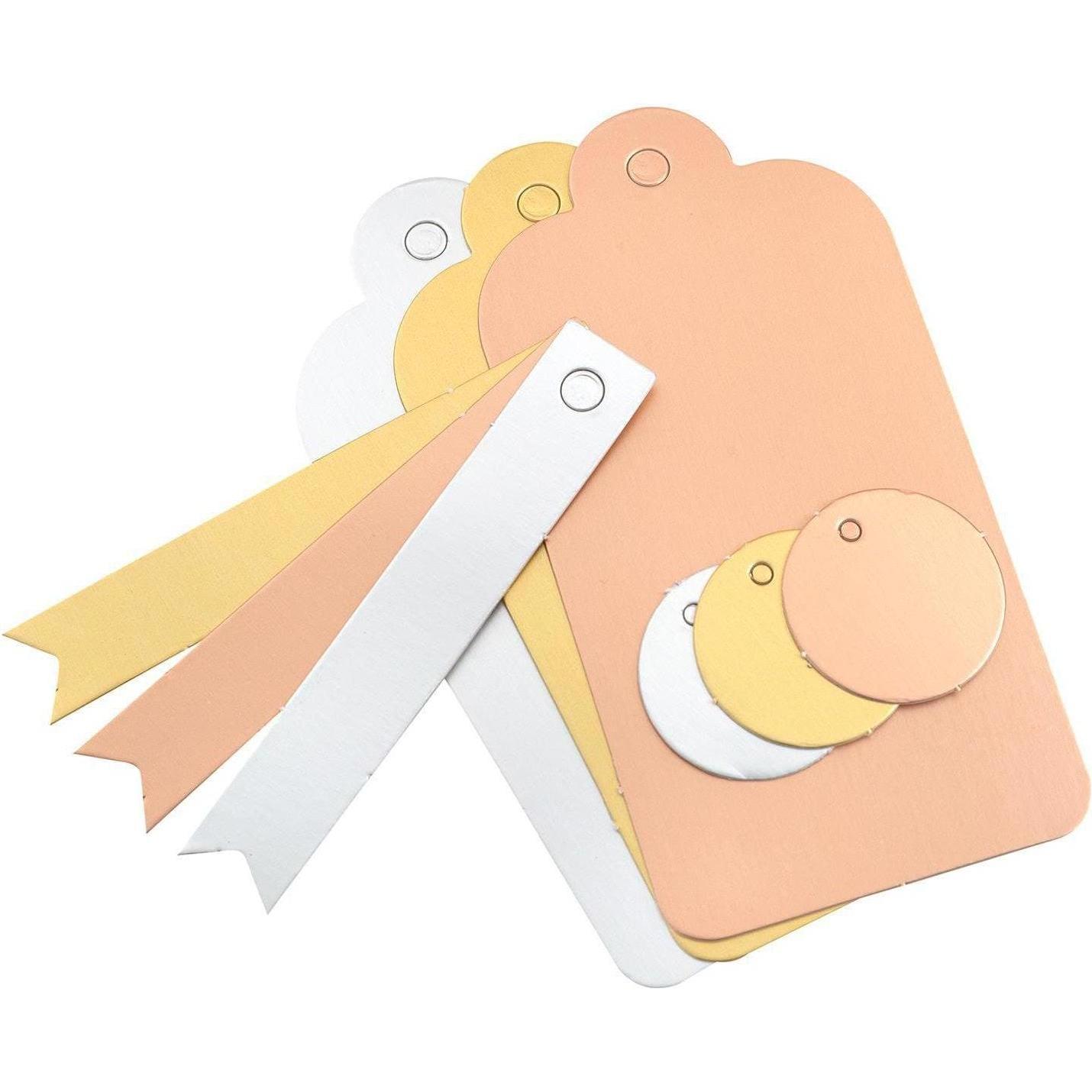 Thumbnail - We R Memory Keepers, Geschenkverpackung, Geschenkanhänger Bevel Quill 39 Stück (Geschenkverzierung, 39 x)