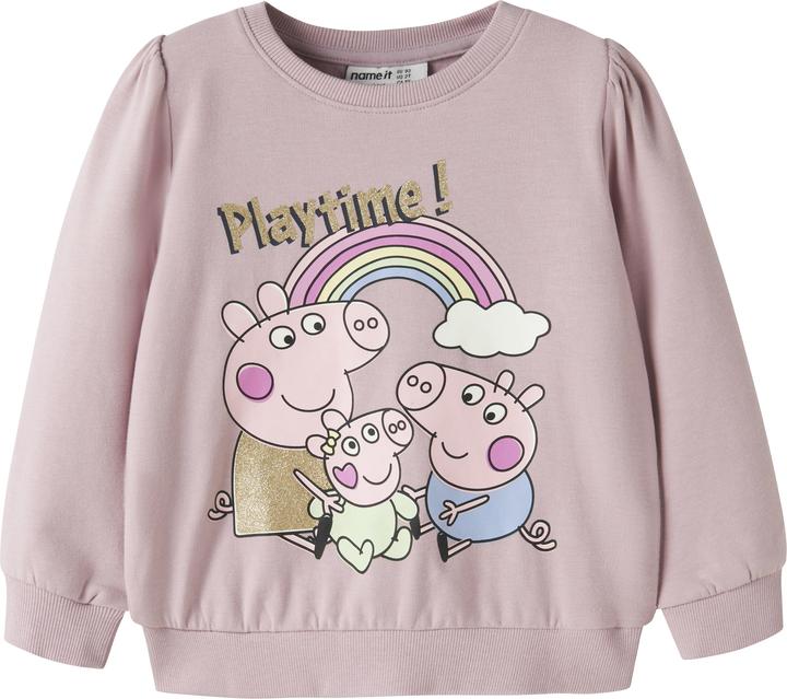 Produktbild Name it Nmfnori Peppa Sweat Bru Lnoos Cplg (92)