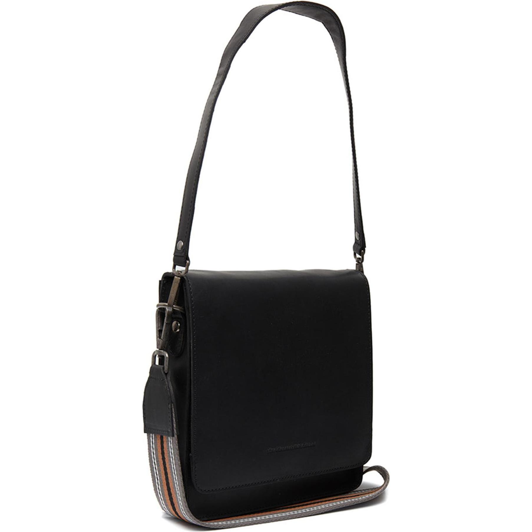 The Chesterfield Brand, Handtasche, Osuna Schultertasche Leder 22 cm, Schwarz