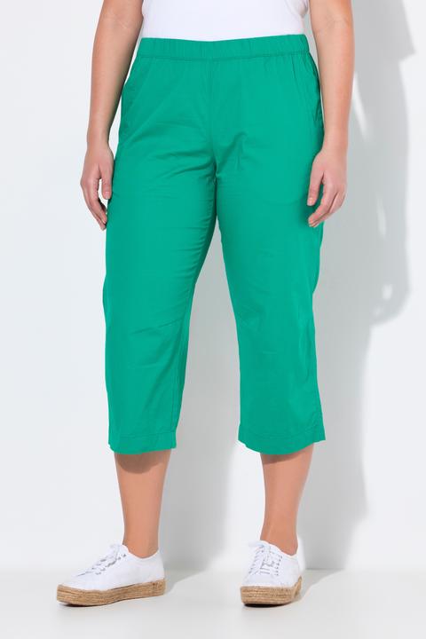 Immagine prodotto Ulla Popken Pantaloni a 7/8 modello Ruby con ginocchio preformato, taglio della gamba dritto e cintura elastica (42)