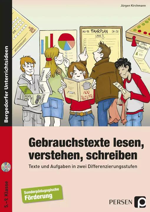 Produktbild Gebrauchstexte lesen, verstehen, schreiben (Deutsch, Jürgen Kirchmann, 2022)
