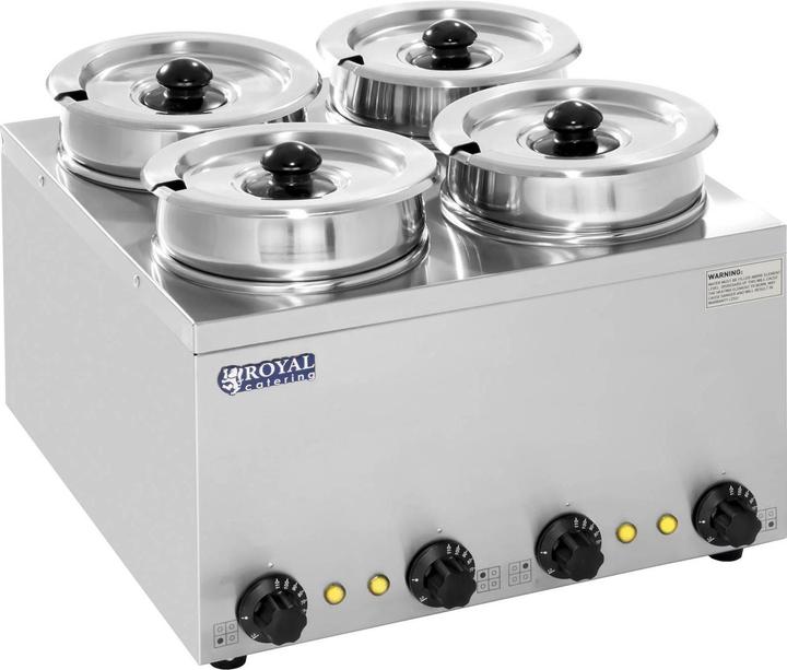 Actual product image Royal Catering Soup Dispenser - 4 pots - 2,75 litres - 600 W