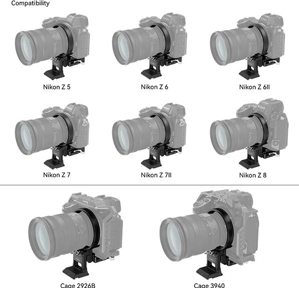Produktbild SmallRig Montageplatte Nikon Z Series Kit Drehbar