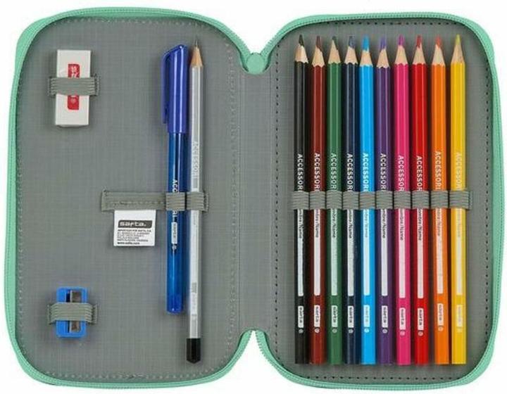 Immagine prodotto Safta Borsa a doppia molla BlackFit8 M854 turchese 12,5 x 19,5 x 4 cm (28 pezzi)