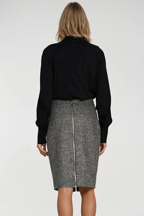 Actual product image Nife Women's viscose blouse with belt (40)
