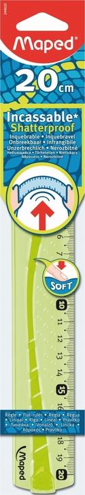 Actual product image Maped 244020 Flat ruler Flex, 200 mm made of plastic, break-proof (20 cm)