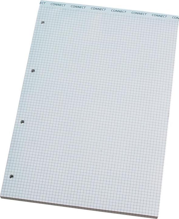 Q-Connect Notizblock ohne Deckblatt FSC (A4, Kariert)