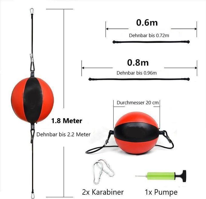 Actual product image Spartanhub Boxing Speedball (180 cm, 0.35 kg)