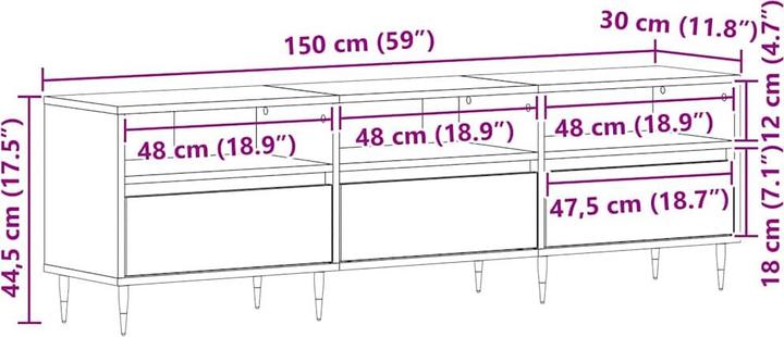 Image du produit vidaXL TV-Schränk