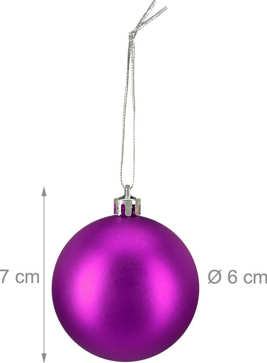 Image du produit Relaxdays Weihnachtskugeln 100er Set (100-pièce)