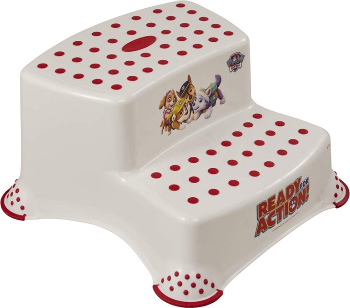 Actual product image keeeper kids step stool igor "Paw Patrol", two steps, white