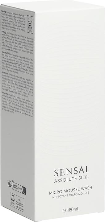 Actual product image Sensai Absolue Silk Micro Mss Wash (Cleansing mousse, 180 ml)