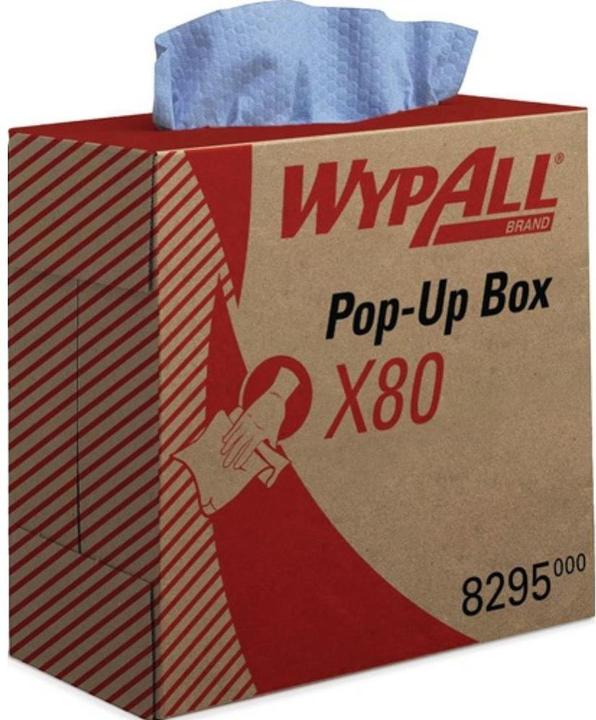 Wypall Wipe ® X80 8295 L427xW212approx. mm blue 1-ply (400 pcs.)