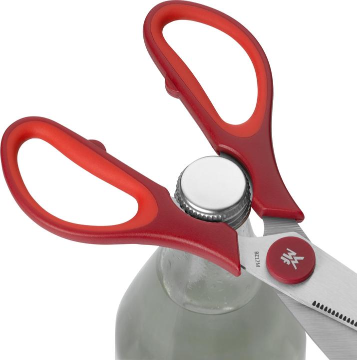 Produktbild WMF Küchenschere Haushaltsschere Allzweckschere 21cm Touch Sägeschliff rot (2100 cm)