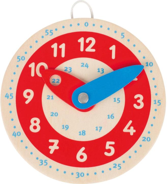 Actual product image Goki learning clock (German)