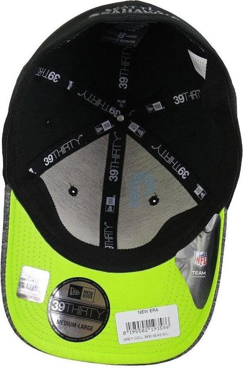 Produktbild New Era NFL - Seattle Seahawks - Grey Collection 39Thirty Cap schwarz ML (59)