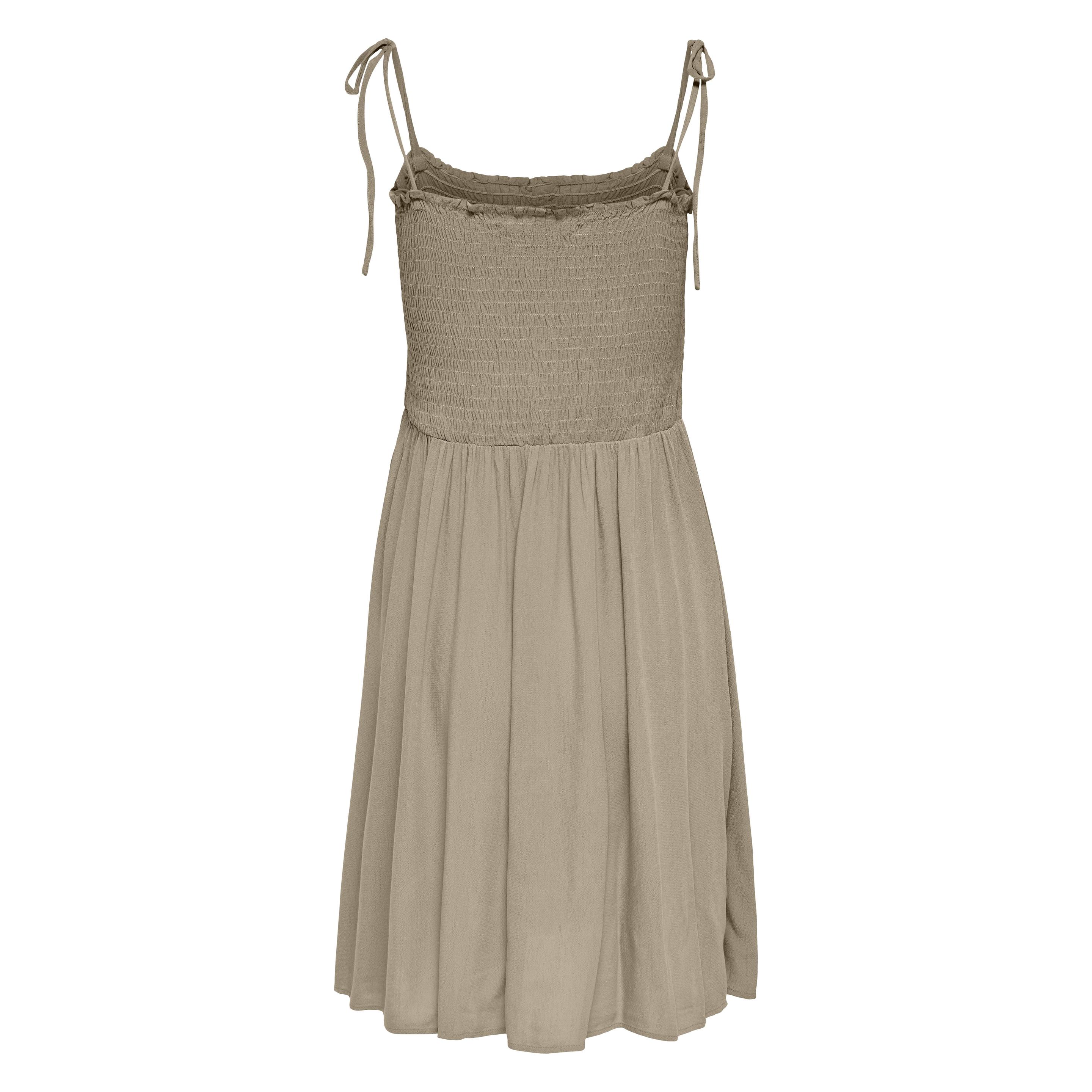Only, Damen, Kleider, Onlannika S/L Smock Dress Wvn Noos, Braun, (36)