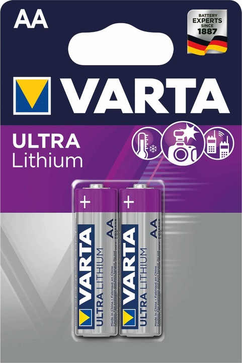 Varta Ultra Lithium (2 pcs., AA, 3000 mAh)