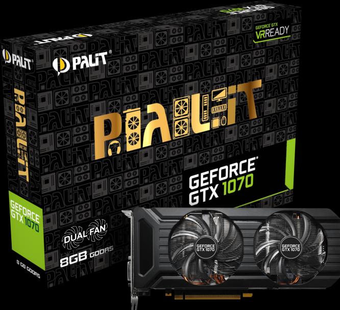 Produktbild Palit GeForce GTX 1070 Dual (8 GB)