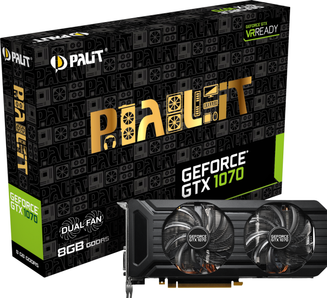 Produktbild Palit GeForce GTX 1070 Dual (8 GB)