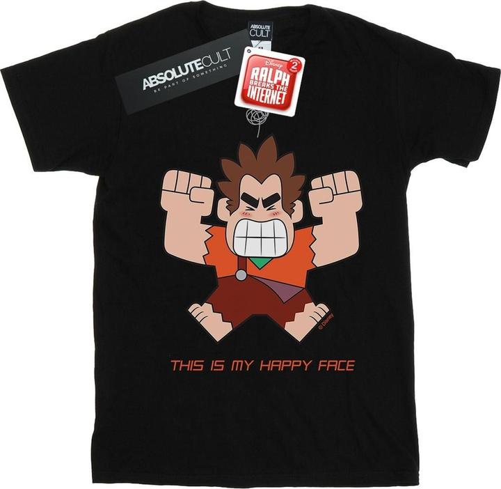 Produktbild Disney Wreck It Ralph Happy Face TShirt Mädchen (128)