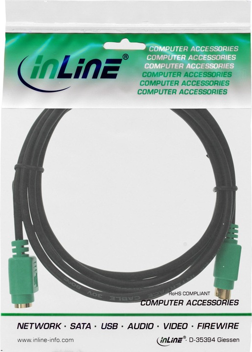 Produktbild InLine PS/2 Verlängerung (3 m, PS/2)