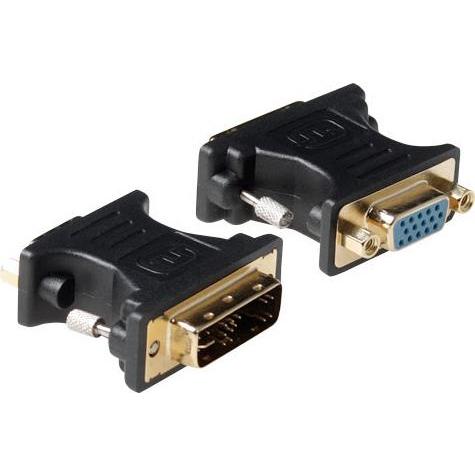 ACT Advanced Cable Technology AP1002 DVI-A VGA Schwarz Kabelschnittstellen-/adapter (VGA, 4.80 cm), Data + Video Adapter...