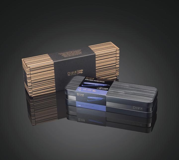 Actual product image Diva Professional Styling Intelligent Digital Styler Periwinkle