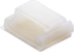 Actual product image RND Components Micro-Wire Saddle Adhesive 9.5 mm Polyamide 6.6 pack of 50