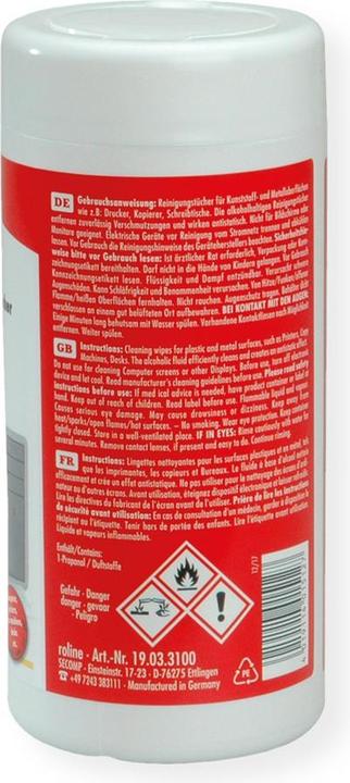 Produktbild Roline Universalreinigungstücher (100 x)