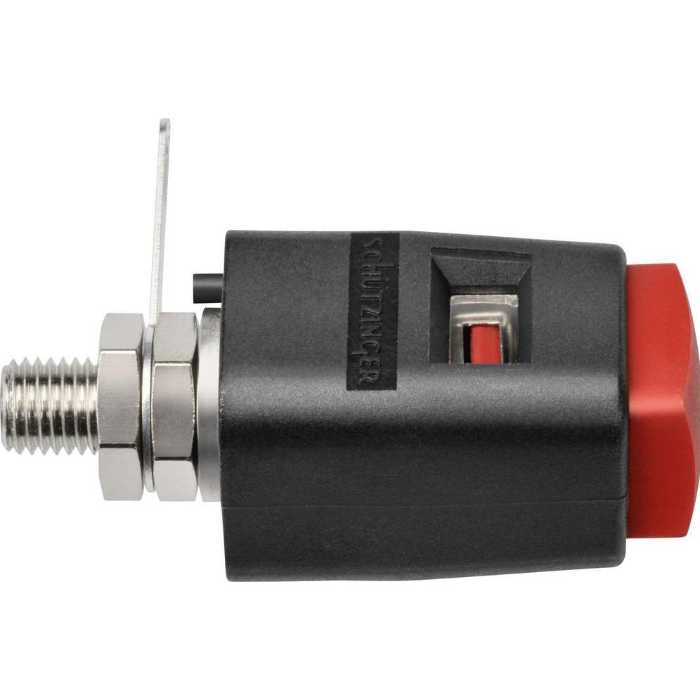 Schutzinger Schützinger SDK 504 / RT Schnelldruckklemme Rot 16 A 1 St., Elektronikkabel + Stecker, Rot
