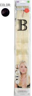 Immagine prodotto Balmain naturale liscio 40cm 2 12 pezzi capelli umani fill-in estensioni (Nero, 40 cm)