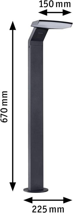 Actual product image Paulmann Outdoor 230V Bollard Light Zerena (700 lm, IP44)