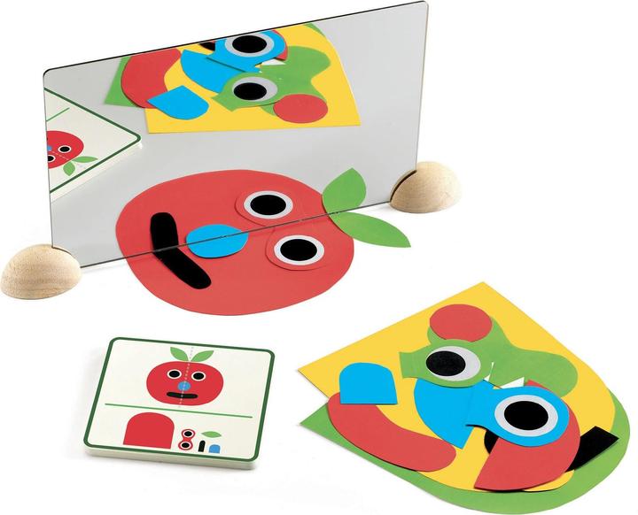 Actual product image Djeco Ze Mirror faces (French, German, Italian)