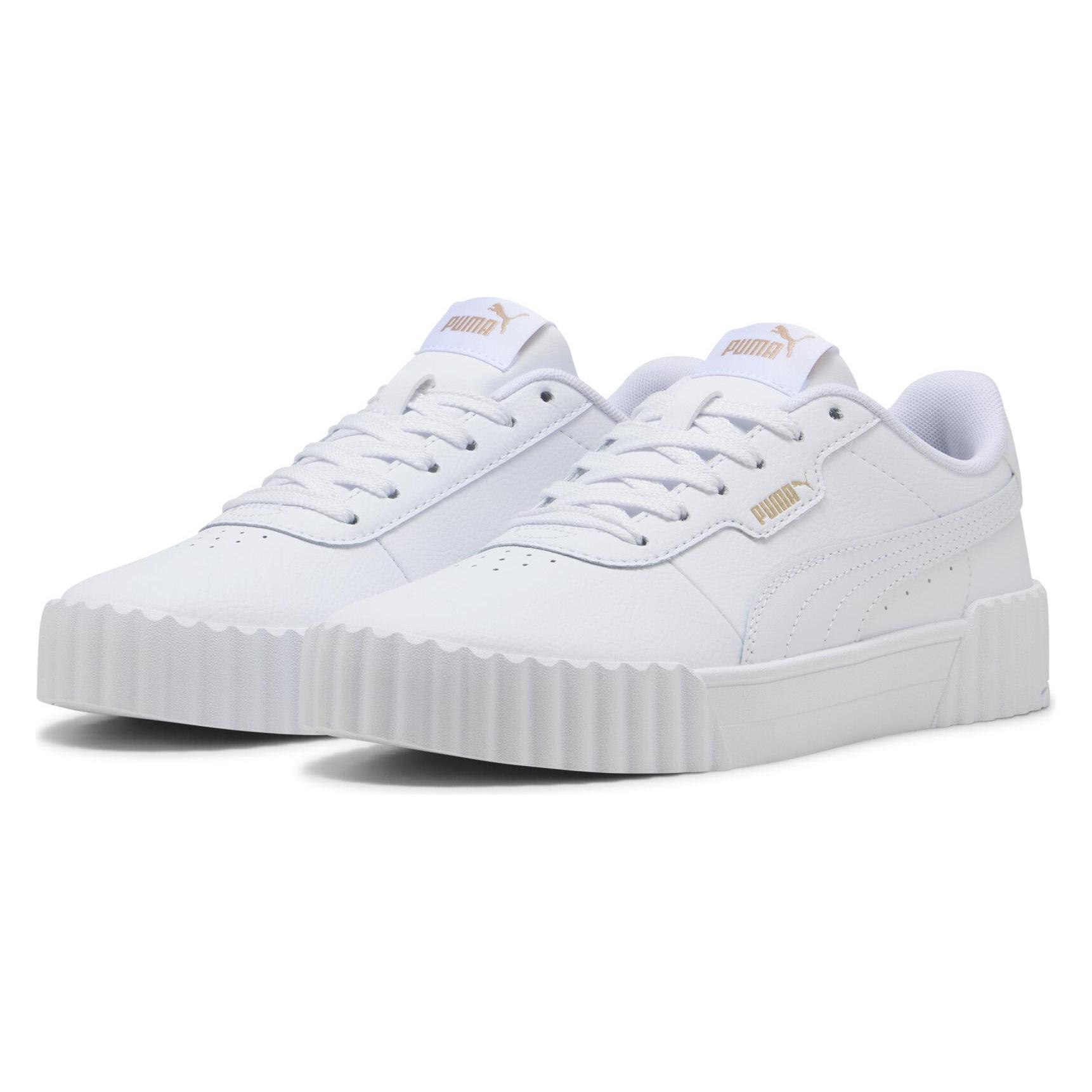Puma, Vrouwen, Sneakers, Carina 3.0, Wit, (37.5)