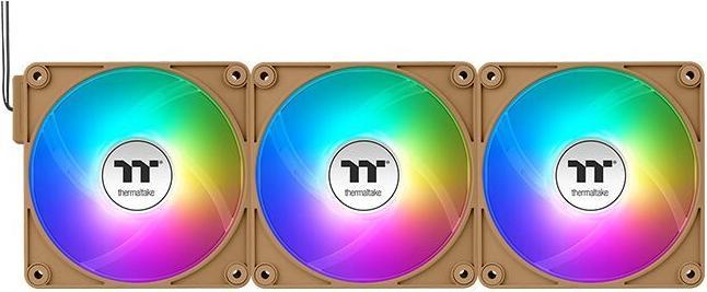 Image du produit Thermaltake TT CT140 EX ARGB Sync PC Cooling Fan 3 Pack Gravel Sand (140 mm, 3 x)