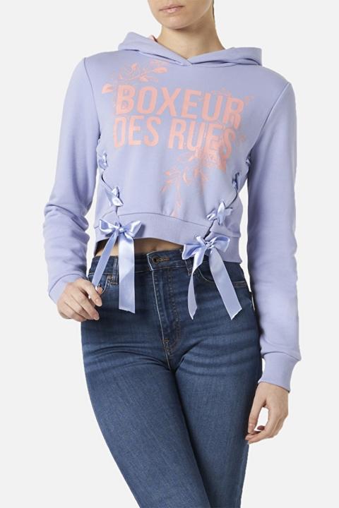 Image du produit Boxeur des Rues Hooded Sweatshirt With Laces (M)