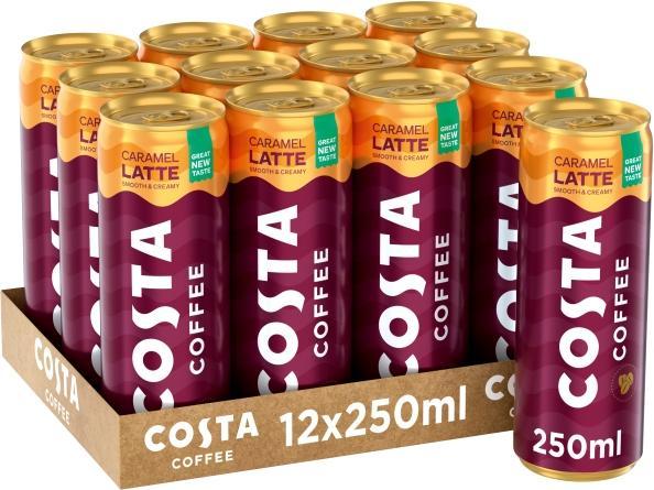Produktbild Costa Coffee Caramel Latte (12 x 25 cl)
