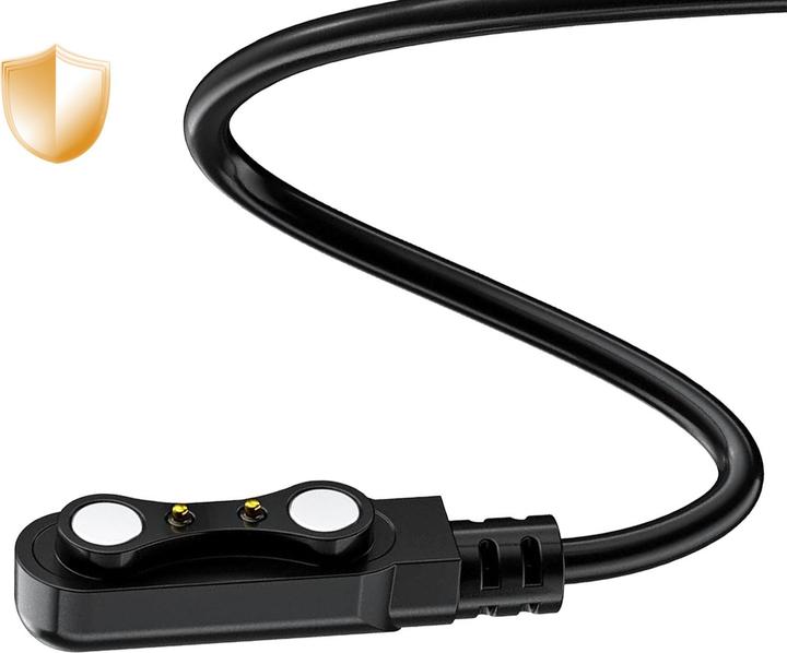 Actual product image Hoco Headphone with microphone smartwatch charging cable Y25 0,6 m black